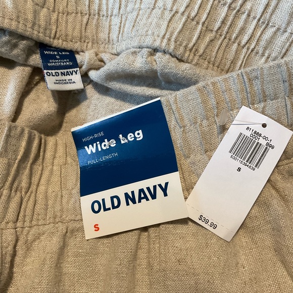 Old navy linen blend wide leg pant - Picture 6 of 6